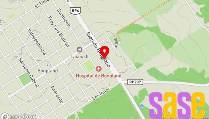 mapa de Fone Accesorios Compañía telefónica en Bonpland