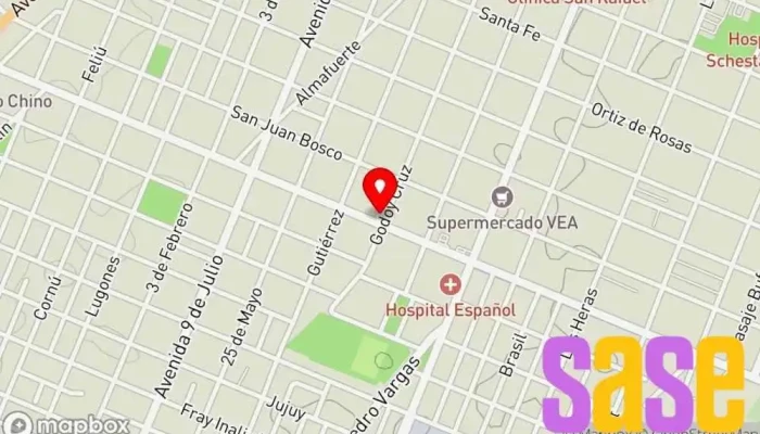 mapa de FRATELEC Tienda de componentes electrónicos, Ferretería en San Rafael