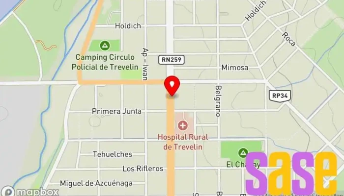 mapa de Full Electronic Trevelin Tienda de accesorios informáticos en Trevelin