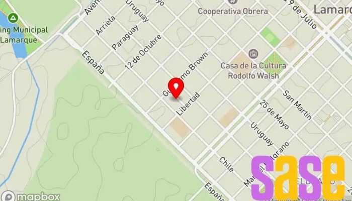 mapa de GAMA RADIO 107.1 Emisora de radio en Río Negro