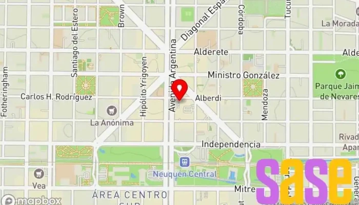 mapa de GAMAR Elektro Electricista, Servicio de informática, Oficinas de empresa en Neuquén