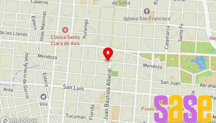 mapa de Gamma Componentes Electricos Tienda de componentes electrónicos en Salta