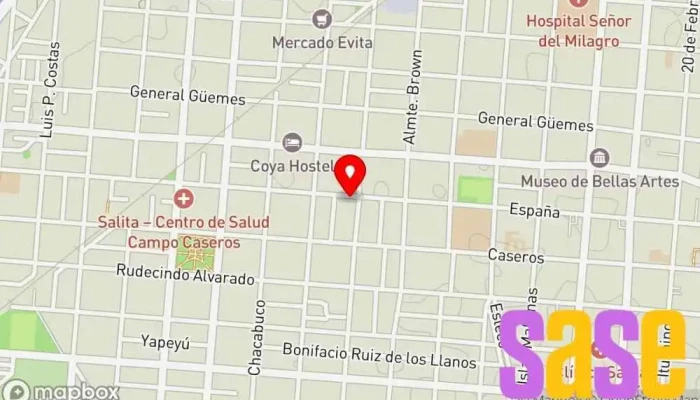 mapa de Gavenda Electrónica Tienda de electrónica en Salta