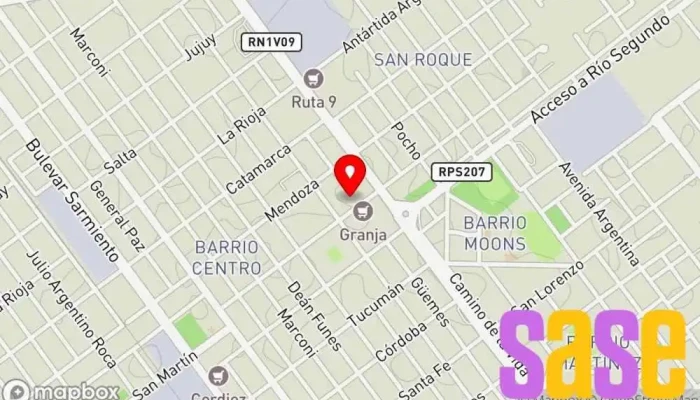 mapa de G&B ELECTRICIDAD Tienda de iluminación, Ferretería en Río Segundo