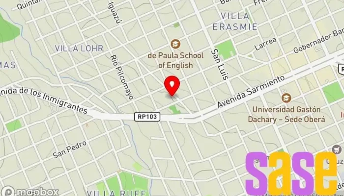 mapa de GPS Taller - Electricidad 
