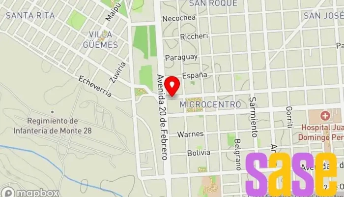 mapa de Grupo AC electroiluminacion Tienda de electricidad en Tartagal