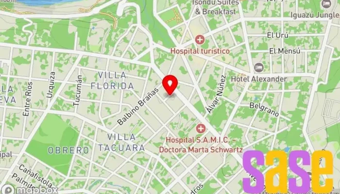 mapa de Grupo Marquez Tienda de electrodomésticos, Tienda de electrónica en Puerto Iguazú