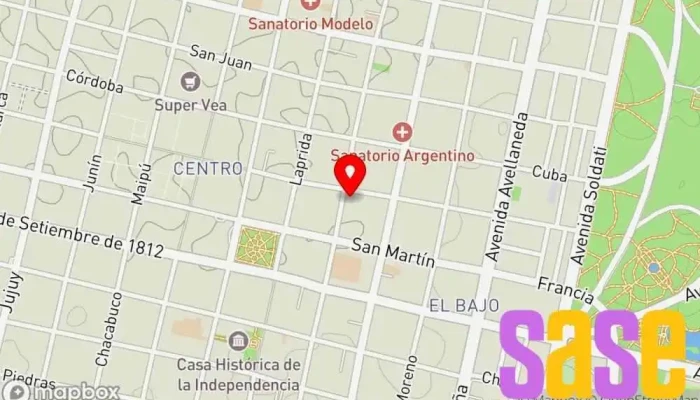 mapa de Grupo Network Multimedios Emisora de radio en San Miguel de Tucumán