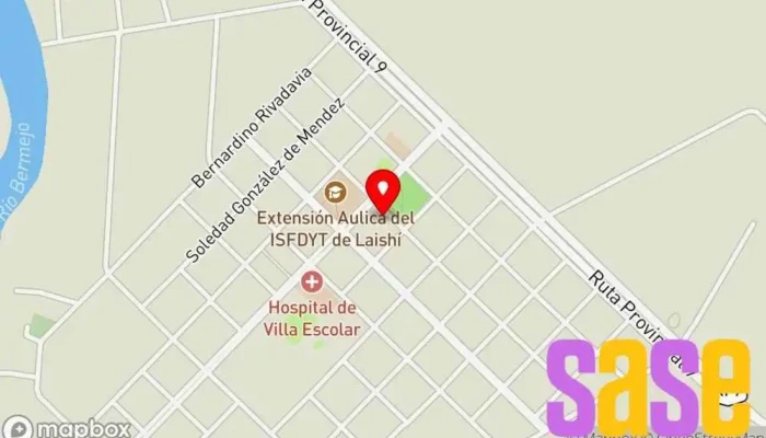 mapa de Hospital Villa Escolar Hospital en Villa Escolar