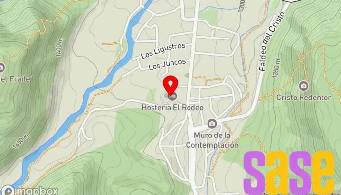 mapa de Hostería El Rodeo Hotel en El Rodeo
