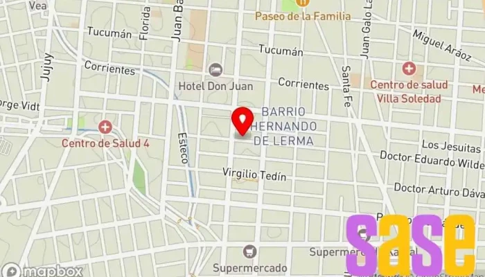 mapa de I Taller de reparación de automóviles en Salta