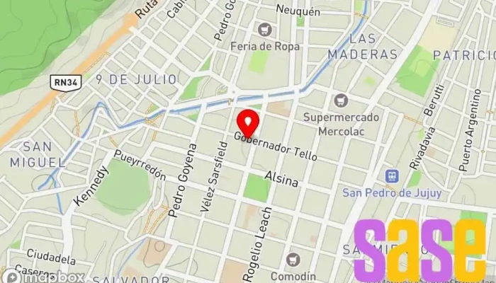 mapa de IIE Materiales Electricos - Alarmas X28 Tienda de alarmas antirrobo en Jujuy