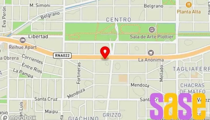 mapa de Iluminación Led Plottier y materiales eléctricos Tienda de iluminación en Plottier