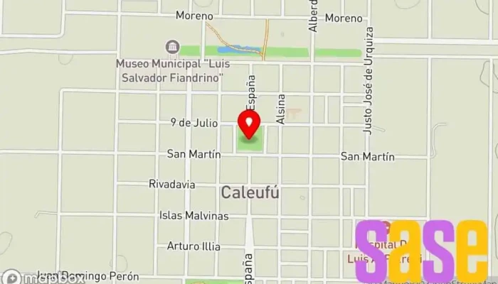 mapa de INCHAZU MONTAJES ELECTRICOS Constructor en Caleufú