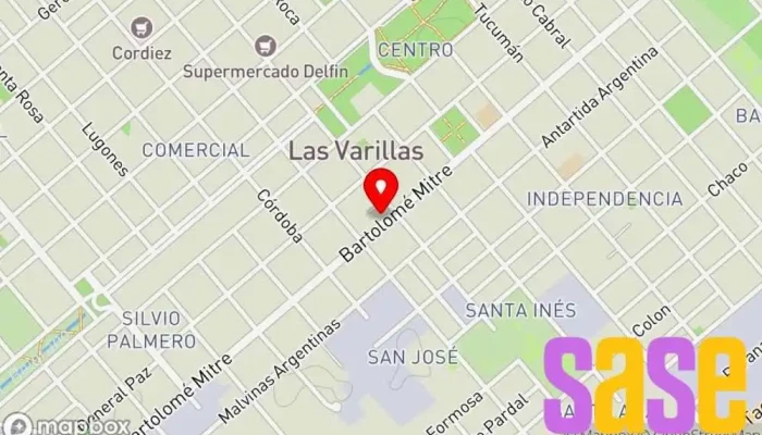 mapa de Increible Electricidad Tienda de electrónica en Las Varillas