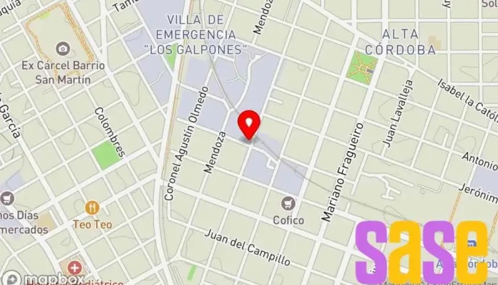 mapa de Ingenia SA Servicio de instalación eléctrica, Empresa de construcción, Ingeniero eléctrico, Equipos y soluciones de energía, Proveedor de energía ecológica en Córdoba