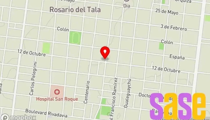 mapa de INNOVA SANITARIOS E ILUMINACION Tienda de herramientas, Tienda de iluminación, Pinturería en Rosario del Tala