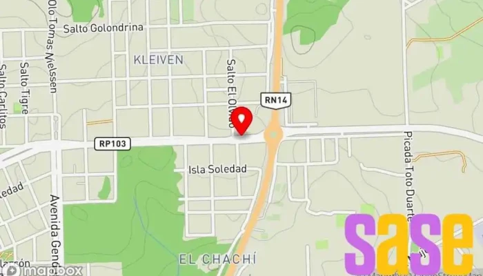 mapa de INNTEC servicio Tecnico & Ventas Taller de maquinaria en Oberá
