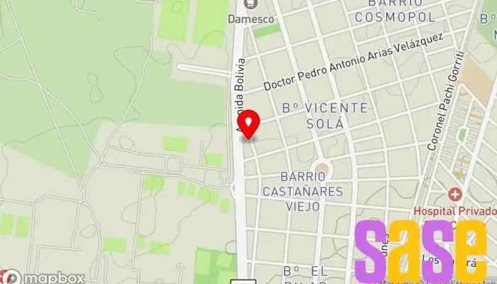 mapa de Instalador de Aire acondicionado. Herrería. Electricidad.RAserviciosintegrales Servicio de reparación de aire acondicionado, Electricista, Taller de metalurgia en Salta