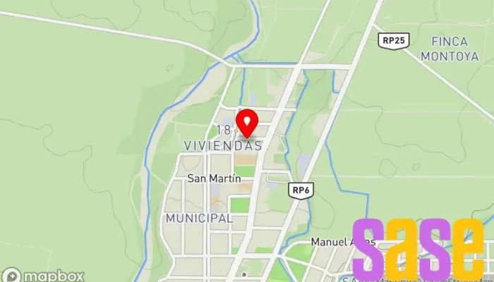 mapa de INTA Instituto de investigación en Palma Sola