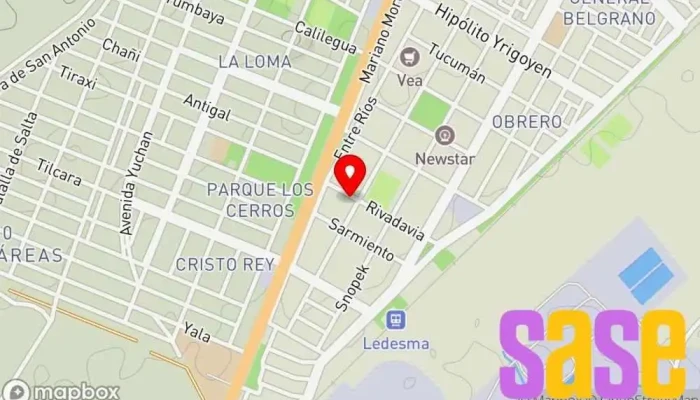 mapa de JAD ELECTRICISTA Y ELECTRONICO Servicio de reparación de televisores en Libertador Gral San Martín