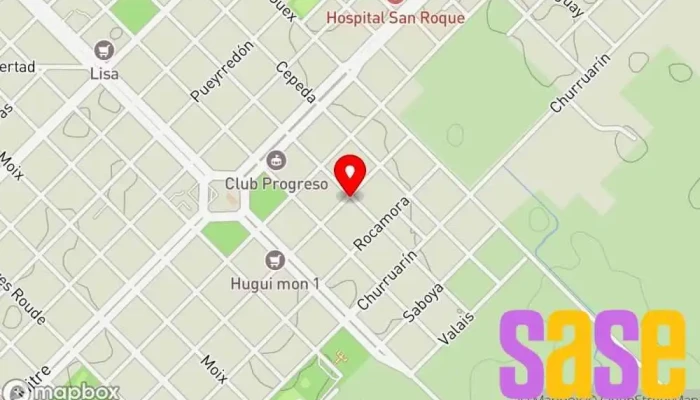 mapa de JF electrónica Servicio de reparación de sistemas eléctricos para automóviles en Villa Elisa