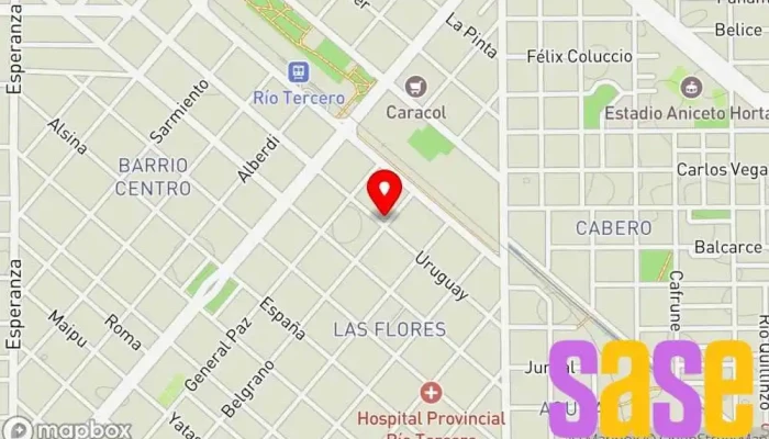 mapa de JR Auto Electric Tienda de repuestos para automóviles en Río Tercero