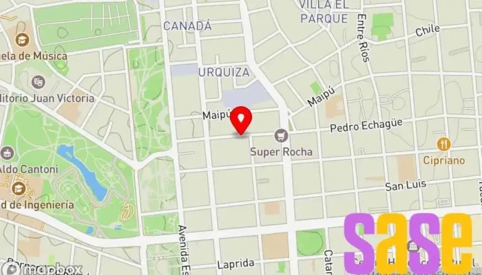 mapa de La 98.3 Simplemente Rock Emisora de radio en San Juan