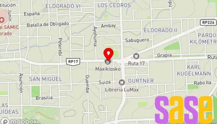 mapa de La Casa de la Luz Tienda de iluminación en Eldorado