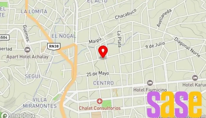 mapa de La Casa de los Mil Repuestos Tienda de electricidad en La Falda