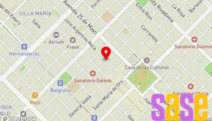 mapa de La Rocka FM Emisora de radio en Resistencia