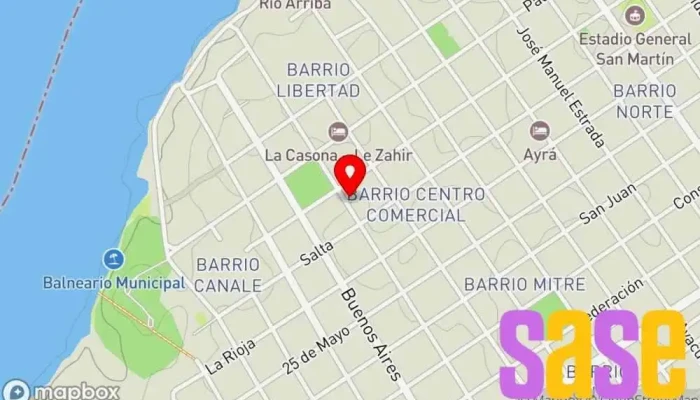 mapa de La uno 1 101.1mhz Emisora de radio en W3432 Bella Vista