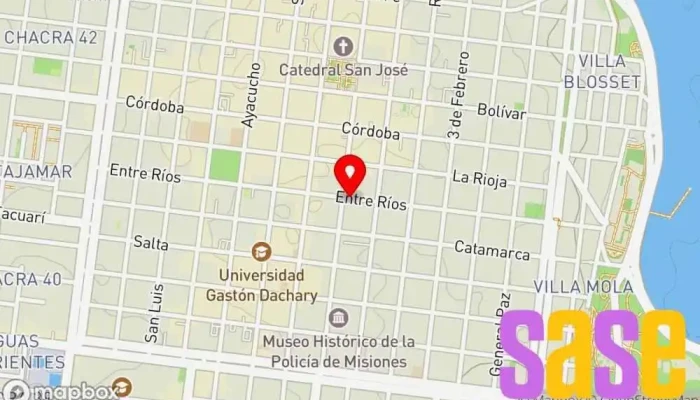 mapa de LB Electronica Establecimiento de reparación de artículos electrónicos en Posadas