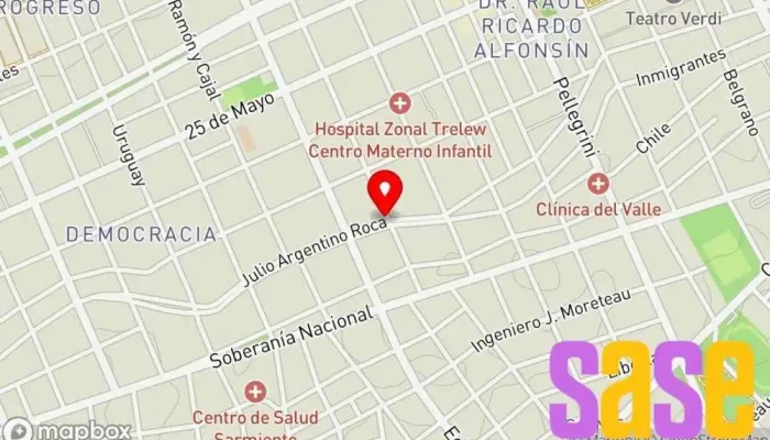 mapa de Lef Repuestos y Reparación Tienda de repuestos para automóviles en Trelew