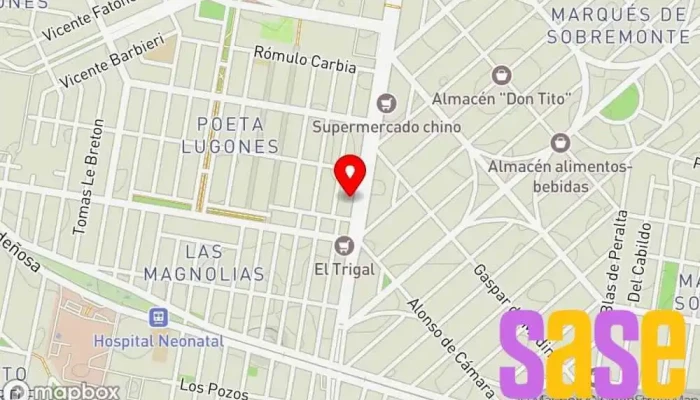 mapa de LM Electroluz Tienda de iluminación en Córdoba