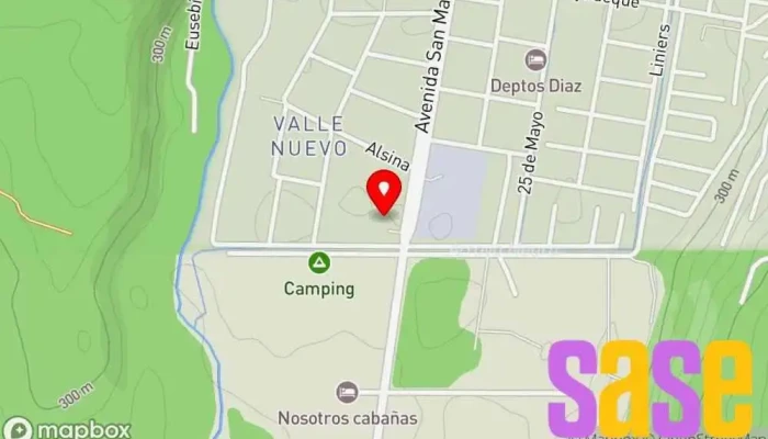 mapa de LRA57 Radio Nacional El Bolsón Empresa de medios de comunicación en R8430 El Bolsón
