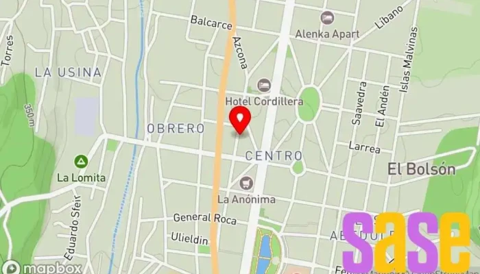 mapa de LRG 418 FM CUMBRE 98.3 Emisora de radio en R8430 El Bolsón