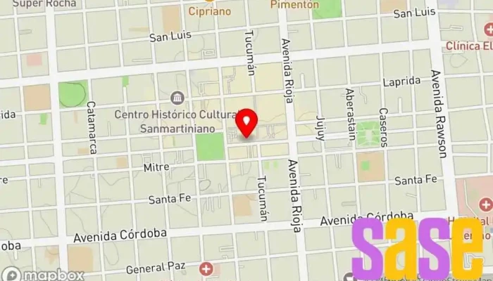 mapa de LRJ 412 - FM 95.7 Radio Concepto Emisora de radio en Este