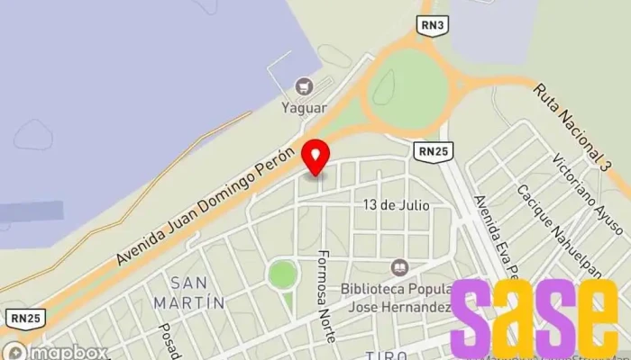 mapa de Lu/Ab Servicios Eléctricos Electricista en Trelew