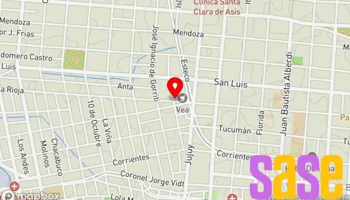 mapa de LuzledSalta, Artículos de electricidad e iluminación Tienda de electrónica en Salta