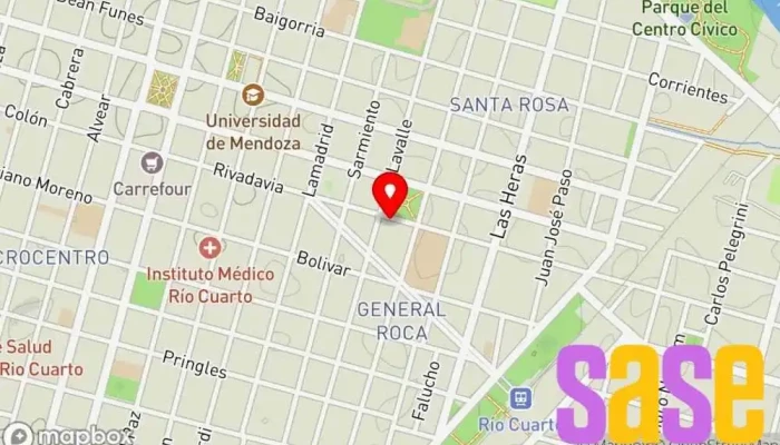 mapa de Mar Electronica Tienda de electrónica en Río Cuarto