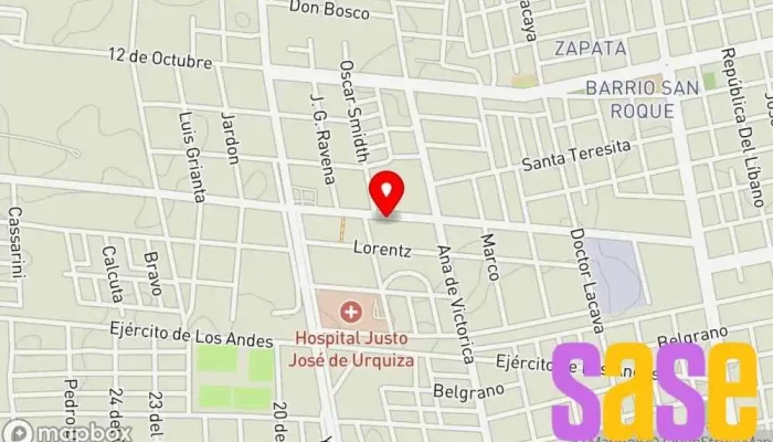 mapa de Matelec Ingenieria SRL Ingeniero eléctrico en Concepción del Uruguay