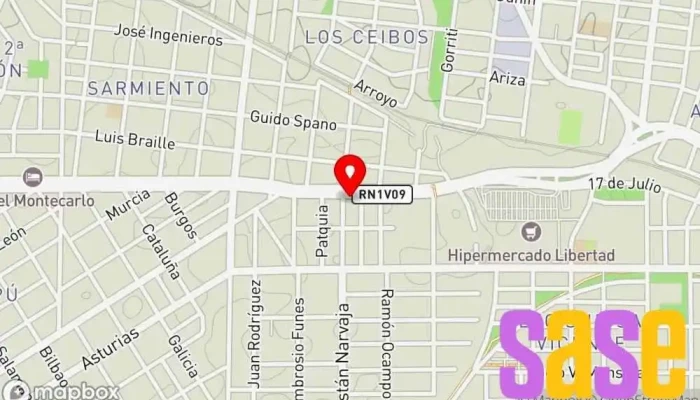 mapa de Materiales Eléctricos Tienda de electricidad, Comercio en Córdoba