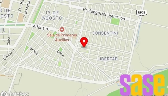 mapa de Materiales Electricos M&M  en San Pedro de Jujuy