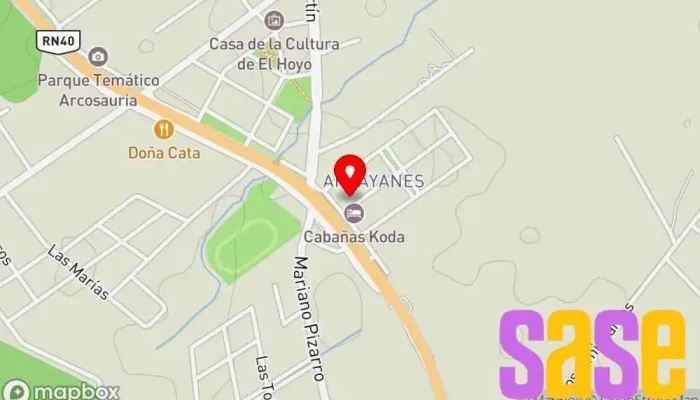 mapa de Materiales Eléctricos y más... En el Vía Tienda de iluminación en El Hoyo