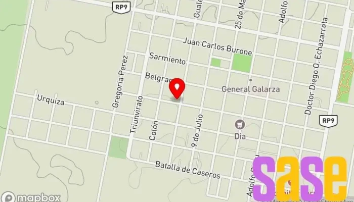 mapa de MATUCO ELECTRÓNICA Taller de reparación de automóviles en Gral. Galarza