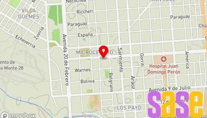 mapa de Maximo en electrónica Tienda de electrónica en Tartagal