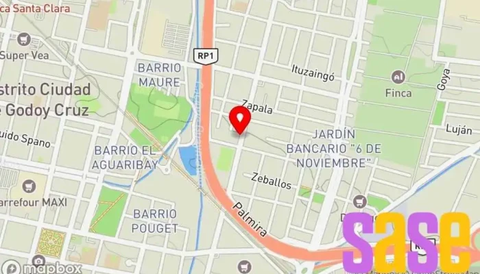 mapa de MB Mecanica Bulnes Taller de reparación de automóviles en Mendoza