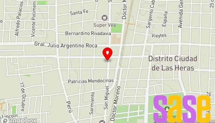 mapa de MENDOZA ELECTRIC CAR Servicio de reparación de sistemas eléctricos para automóviles en Las Heras