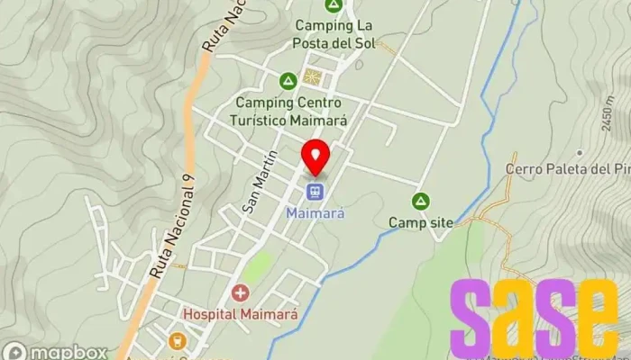 mapa de Mercado Municipal de Maimará Mercado de productos agrícolas en Maimara